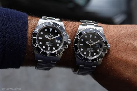 rolex sub 40mm vs 41mm